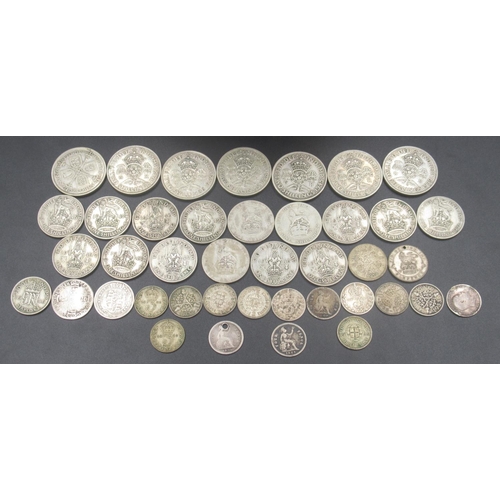 767 - Assorted collection of GB coinage to inc. Pre-1947 GB silver content (gross 6.2ozt)