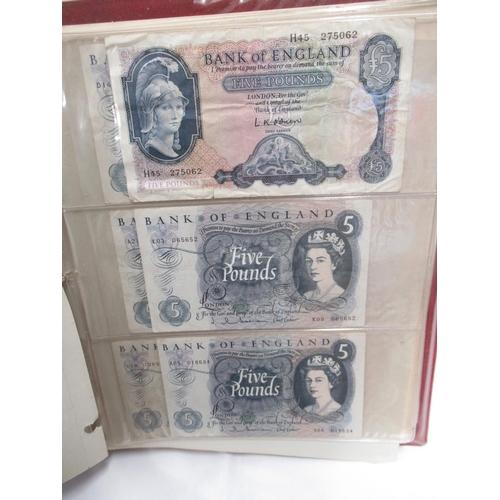 793 - Mixed collection of GB and International banknotes in 3 folders