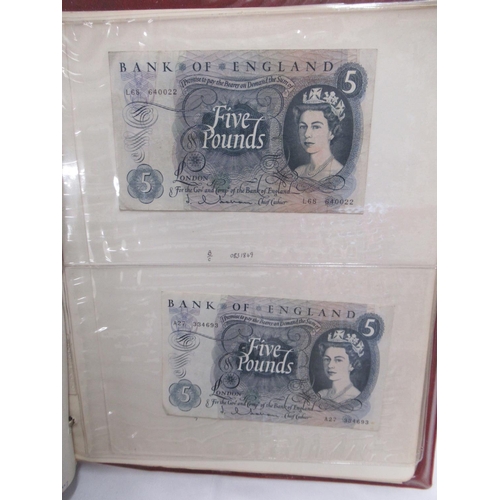 793 - Mixed collection of GB and International banknotes in 3 folders