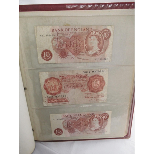 793 - Mixed collection of GB and International banknotes in 3 folders