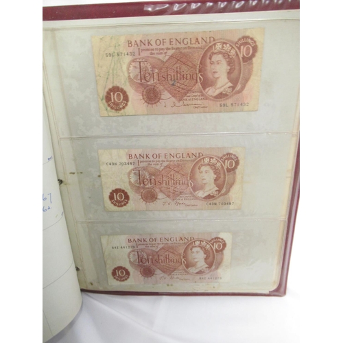 793 - Mixed collection of GB and International banknotes in 3 folders