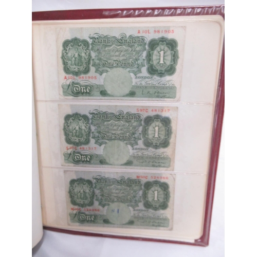 793 - Mixed collection of GB and International banknotes in 3 folders