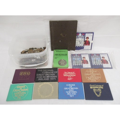 773 - Royal Mint Coinage of Great Britain 1970, 71 & 73-77, Proof Coinage of Bahrain, 3 1994 Royal Mint UK... 