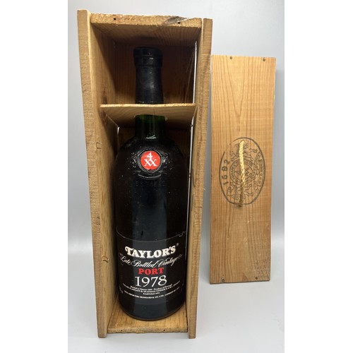 1181 - 1978 Taylor's LBV Port, Magnum in original wooden box, 1btl