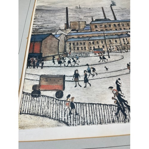 1255 - WITHDRAWN - Lawrence Stephen Lowry RA (1887-1976) 'Huddersfield' colour lithograph, signed in pencil... 