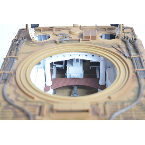 1 - Built Hachette magazine partworks 1/16 scale Tiger tank model, mostly metal with plastic detailing p... 