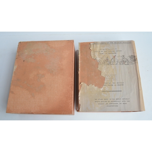 194 - Hardback leather bound copy of The World On Wheels by H.O.Duncan, printed by Herbert Clarke, Paris. ... 