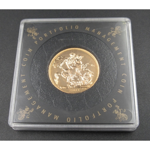 626 - Cased 2011 Sovereign, from Coin Portfolio Management with COA