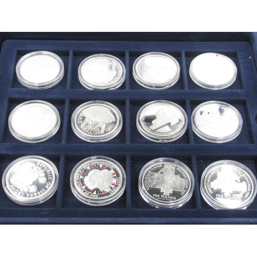 724 - Westminster The 60th Anniversary of the End of World War II Silver coin collection comprising 39 Sil... 