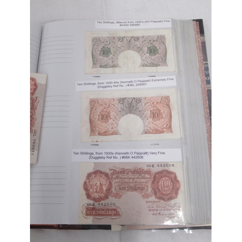 788 - Assorted collection of C20th British bank notes, covering various dates and denominations to inc. 2 ... 