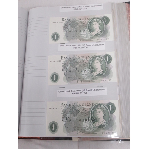 788 - Assorted collection of C20th British bank notes, covering various dates and denominations to inc. 2 ... 