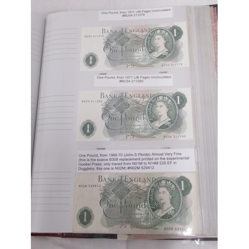 788 - Assorted collection of C20th British bank notes, covering various dates and denominations to inc. 2 ... 