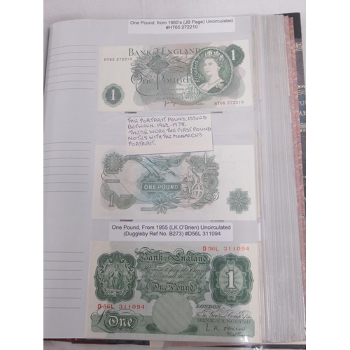 788 - Assorted collection of C20th British bank notes, covering various dates and denominations to inc. 2 ... 