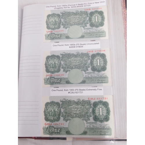 788 - Assorted collection of C20th British bank notes, covering various dates and denominations to inc. 2 ... 