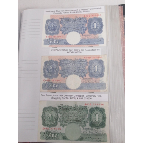 788 - Assorted collection of C20th British bank notes, covering various dates and denominations to inc. 2 ... 