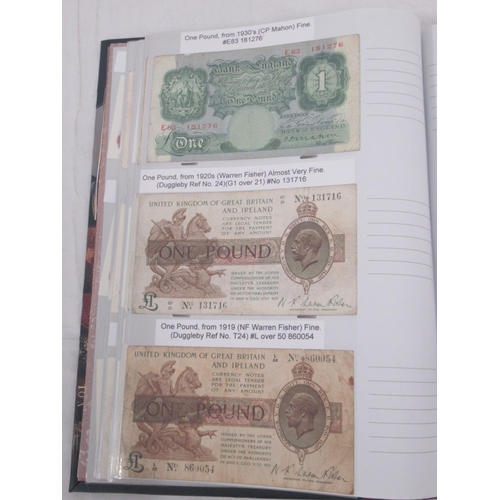 788 - Assorted collection of C20th British bank notes, covering various dates and denominations to inc. 2 ... 