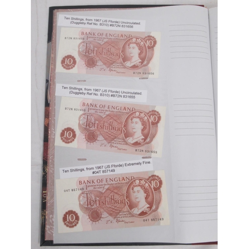 788 - Assorted collection of C20th British bank notes, covering various dates and denominations to inc. 2 ... 