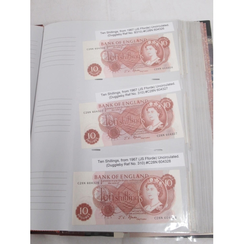 788 - Assorted collection of C20th British bank notes, covering various dates and denominations to inc. 2 ... 