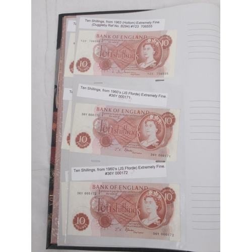 788 - Assorted collection of C20th British bank notes, covering various dates and denominations to inc. 2 ... 