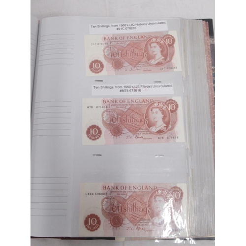 788 - Assorted collection of C20th British bank notes, covering various dates and denominations to inc. 2 ... 