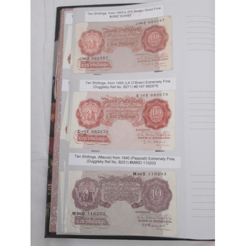 788 - Assorted collection of C20th British bank notes, covering various dates and denominations to inc. 2 ... 