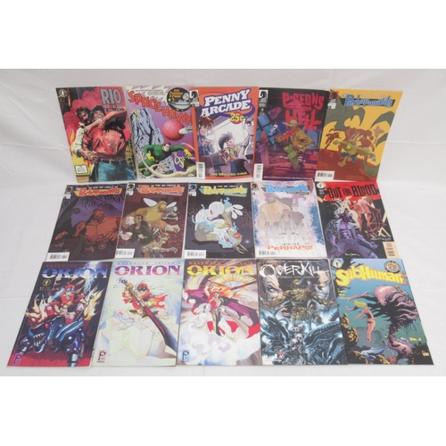 336 - Dark Horse comics - mixed assorted collection of comics to include: R.I.P.D., Tank Girl, The Tenth, ... 