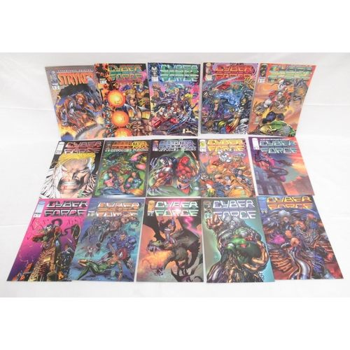 343 - Image Comics - assorted collection of Image comics to include: Cyber Force, Strong Arm, Dark Sector ... 