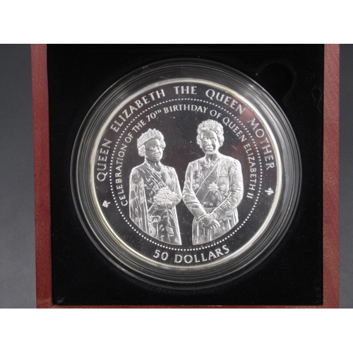 667 - Royal Mint 1996 Fiji Silver Proof $50 Coin, Limited Edition no.254/999 (1kg)