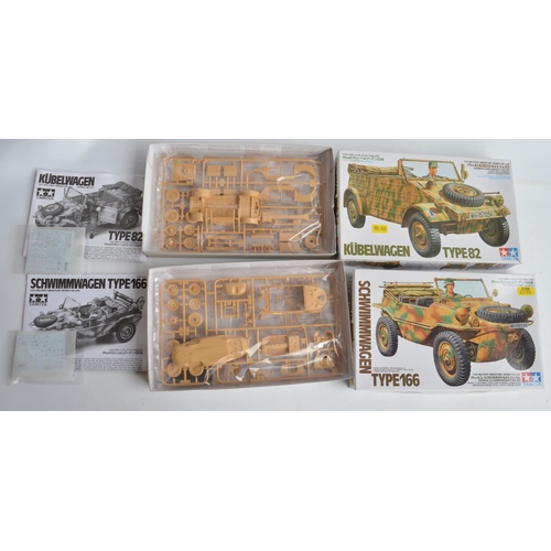 12 - Collection of 9 unstarted 1/35 scale WWII German armour and crew plastic model kits/sets to include ... 