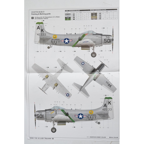 37 - Complete and unstarted Trumpeter 02254 1/32 scale A-1J (AD7) Skyraider plastic model kit USAF/USN. A... 