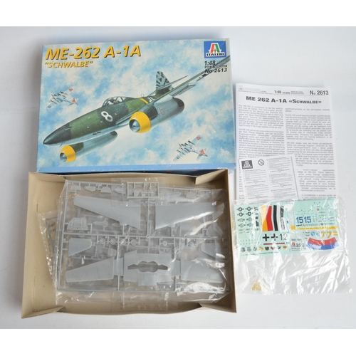 44 - Mixed lot of nine plastic model kits, various manufacturers and scales to include 1/48 Revell Apollo... 