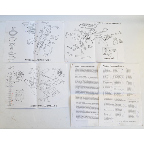 54 - R.A.E Models metal and mixed media Norton Commando full motorcycle model kit and an R.A.E. Models No... 