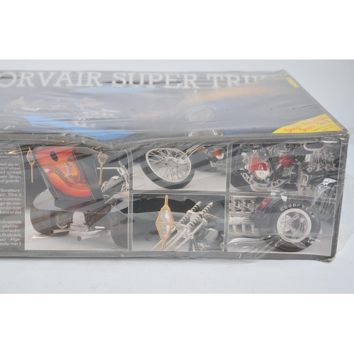 73 - Factory sealed 1/8 scale Revell 7931 Corvair Super Trike plastic model kit, boxed a little crushed a... 