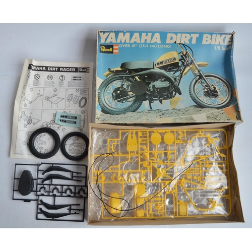 78 - Four unstarted 1/8 scale motorcycle plastic model kits from Heller, Heller/Humbrol and Revell to inc... 