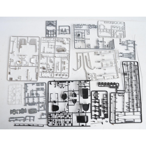 79 - Three 1/8 scale motorcycle plastic model kits, (1 partially built up) to include Nagano Kawasaki KZ1... 