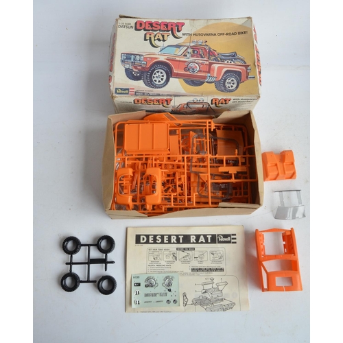 81 - Three unbuilt 1/25 scale plastic model vehicles to include rare and long since discontinued late 70'... 