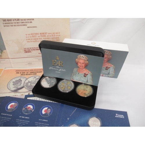 760 - Assorted collection of proof and commemorative coins to inc.  The Bradford Exchange The Legendary Sh... 