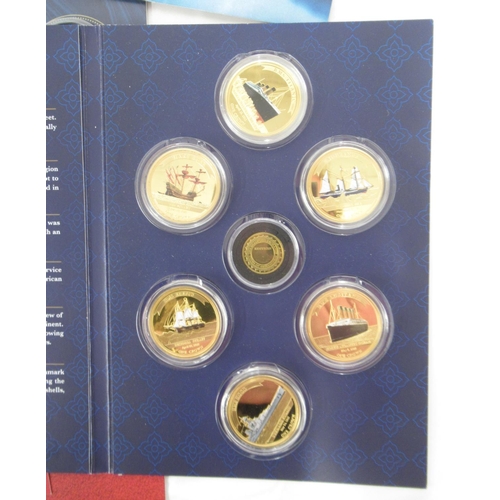 760 - Assorted collection of proof and commemorative coins to inc.  The Bradford Exchange The Legendary Sh... 