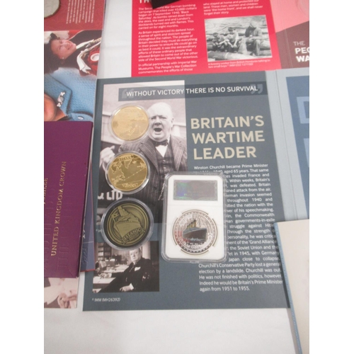 760 - Assorted collection of proof and commemorative coins to inc.  The Bradford Exchange The Legendary Sh... 