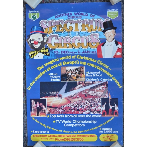 1156 - Eight circus event advertising posters to include 3x Gandey's Circus circa 1990's (all similar size,... 