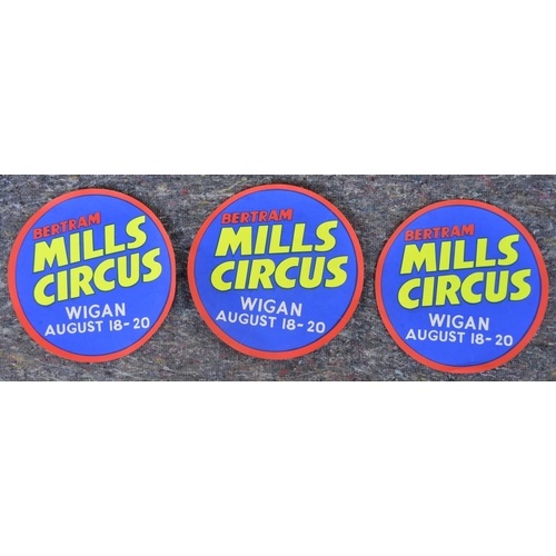 1159 - Collection of circus event advertising posters circa 1970's to 1990's to include Zippos Circus 2x Zi... 