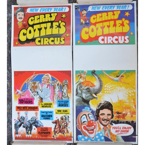 1158 - Ten circus event advertising posters to include Peter Jay Hippodrome Circus circa 1990's (50.5x33.7c... 