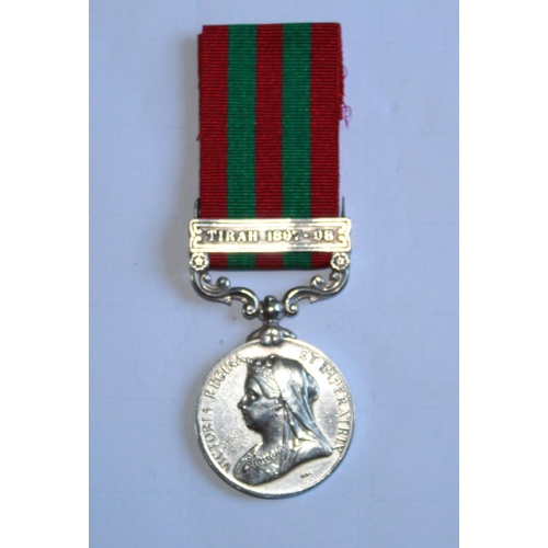 978 - Indian General Service Medal. To 3744 Pte M. Jordan, Royal Irish Regiment.