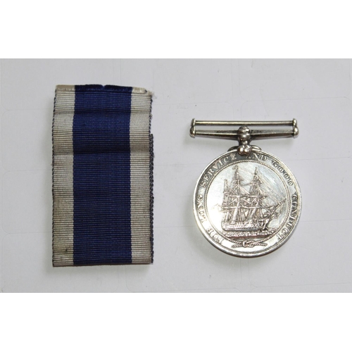 979 - Royal Naval Long Service and Good Conduct Medal. To Wm Madden. Royal Navy, H.M.S. Defiance.