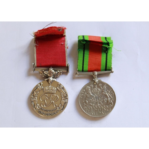 980 - British Empire Medal, WWll Defence Medal. To W.M. Keenan. Civilian. Liverpool Air Riad Protection