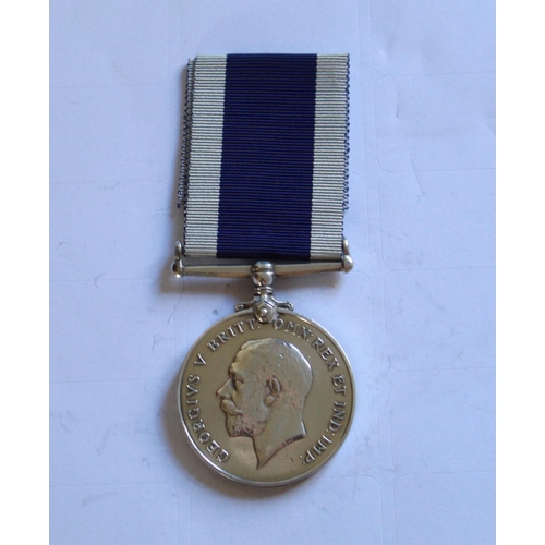 982 - Royal Navy Long Service Medal. To L11216 C.P.O. Hosking.