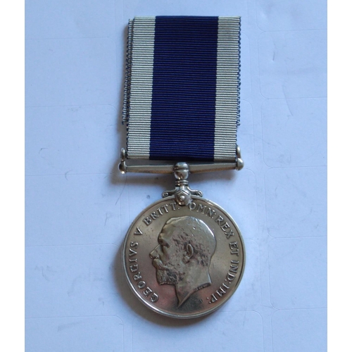 982 - Royal Navy Long Service Medal. To L11216 C.P.O. Hosking.