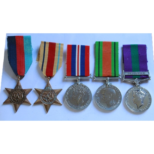 988 - General Service Medal. To 6343734 Pte R.W. Shrubsole. 2nd Battalion Royal West Kent Regiment. 1939-4... 