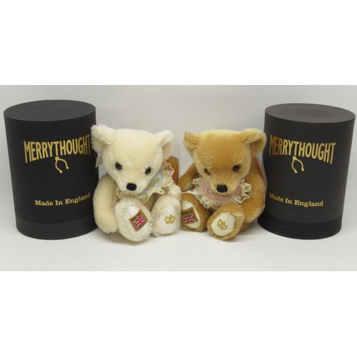 614 - Merrythought: collection of 'Royal Baby Celebration' commemorative teddy bears, comprising 'Princess... 