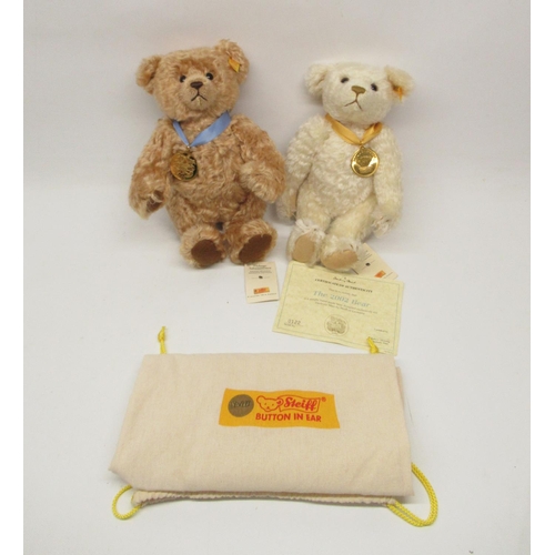 Steiff for Danbury Mint teddy bears 'Millennium' bear with yellow